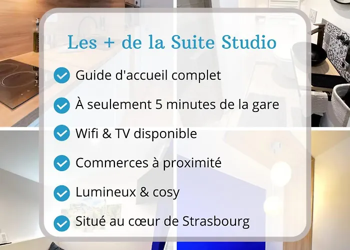 1 - Gare - Petite France - Commerces A Proximite * Strasbourg